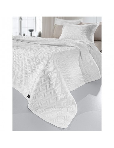 Κουβέρτα Υπέρδιπλη 245x260 Pattern White