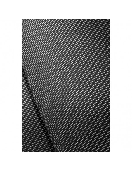 Σεντόνι Βαμβακοσατέν Υπέρδιπλο Με Λάστιχο Για Στρώμα 160X200+35 Minimal Black&White