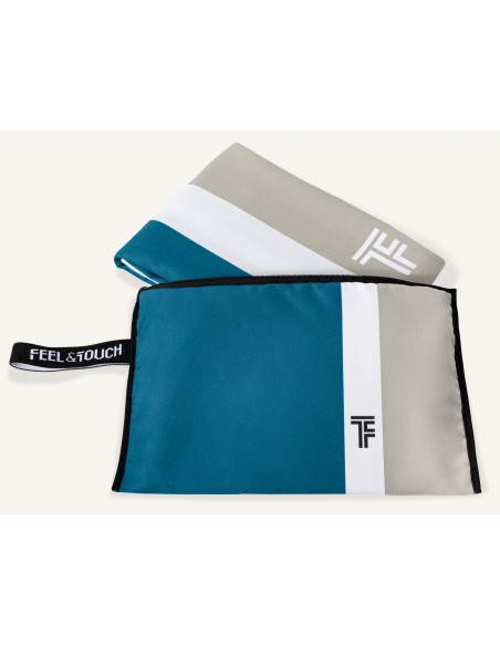 Σετ πετσετα θαλάσσης micro + τσαντακι 85x170 Med 03