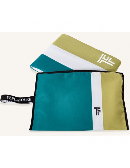 Σετ πετσετα θαλάσσης micro + τσαντακι 85x170 Med 01