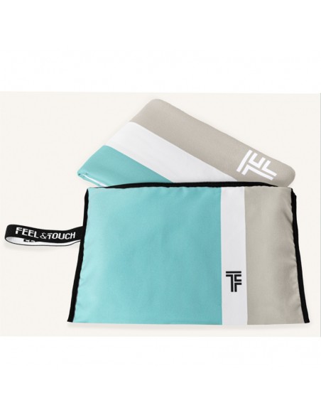 Σετ πετσετα θαλάσσης micro + τσαντακι 85x170 Med 05