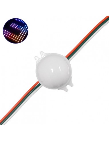 20 Τεμάχια x LED Magic Digital Στρογγυλό Module...