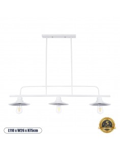 GloboStar® REGAL 01010 Vintage Industrial Φωτιστικό...