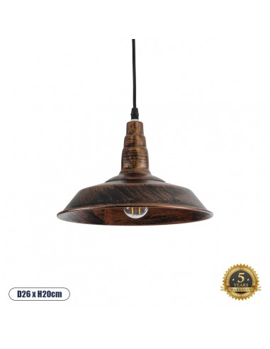 GloboStar® RAY 01047 Vintage Industrial...