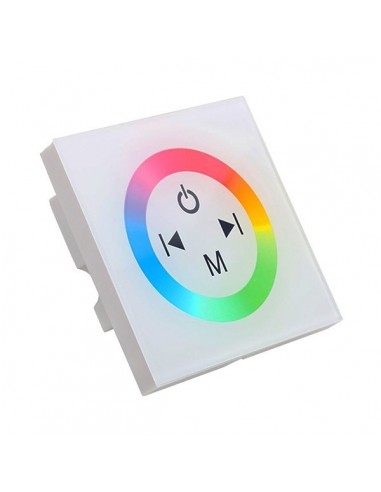 LED RGB Controller Λευκό Τοίχου Αφής 12v (144w)...