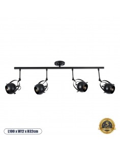 GloboStar® CANNES 01082 Μοντέρνο Φωτιστικό Οροφής...