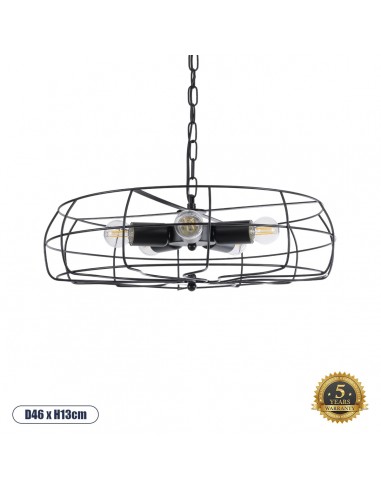GloboStar® HELIX 01164 Vintage Industrial...