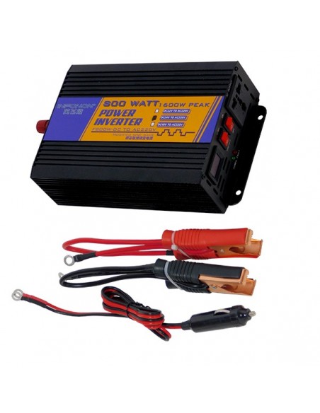 Inverter Τροποποιημένου Ημίτονου 24 Volt DC σε 220 Volt AC 800 Watt GloboStar 67435