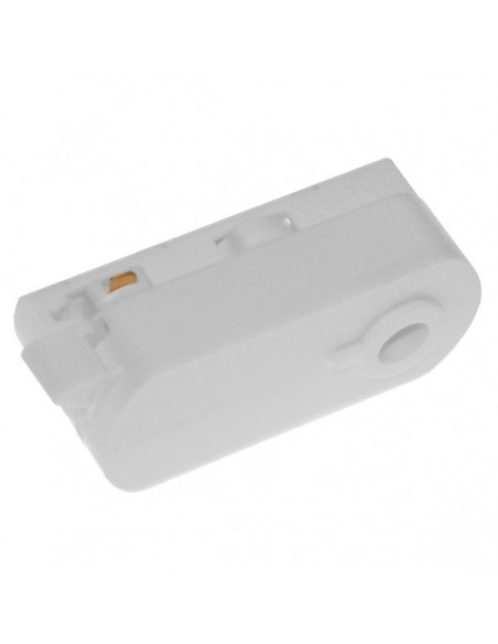 Διφασικός Connector 3 Καλωδίων Αντάπτορας Κρέμασης Φωτιστικών για Λευκή Ράγα Οροφής GloboStar 93124