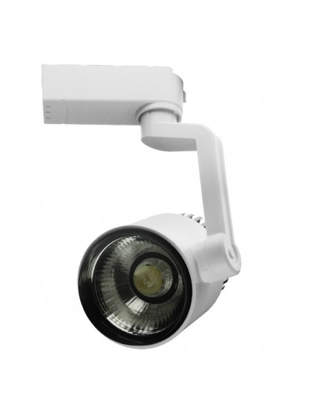 Διφασικό Bridgelux COB LED Φωτιστικό Σποτ Ράγας 15W 230V 1800lm 24° Ψυχρό Λευκό 6000k GloboStar 93082