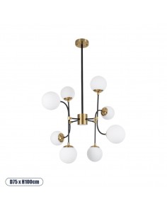 GloboStar® STARDUST 01649 Vintage Industrial Φωτιστικό...