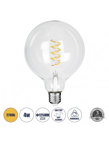 GloboStar® 99137 Λάμπα LED  Soft S Spiral...