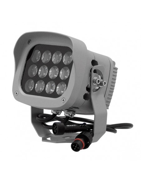 LED Προβολέας Αρχιτεκτονικού Φωτισμού GENIUS DMX512 24W CREE 24v 2400lm Δέσμης 10° Μοιρών Αδιάβροχος IP67 RGB GloboStar 05021