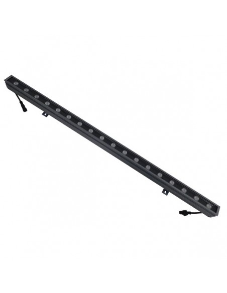 LED Wall Washer Αρχιτεκτονικού Φωτισμού 100cm GENIUS DMX512 24W CREE 24v 2400lm Δέσμης 10-30° Μοιρών Αδιάβροχο IP66 RGB GloboStar 05107
