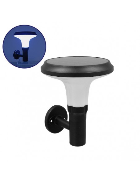 Αυτόνομο Αδιάβροχο IP65 Ηλιακό Φωτοβολταϊκό Φωτιστικό Τοίχου 26x33x28cm LED 10W με Αισθητήρα Νυχτός Ψυχρό Λευκό 6000k GloboStar 12129