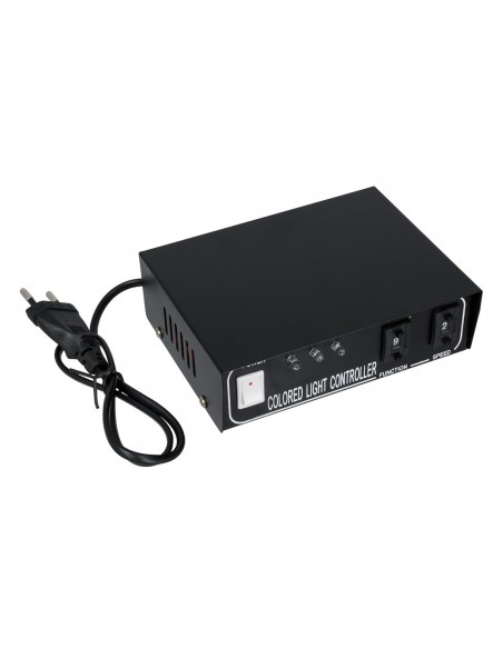 GloboStar® 22612-OVALE RGB Controller - Μεταλλάκτης Τροφοδοσίας AC/DC 230V IP20 για OVALE 120° Degree Neon Flex LED RGB 4 Pin Max 1500W - Έως 100 Μέτρα