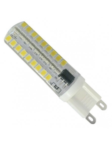 GloboStar® 115097 Λάμπα G9 LED SMD 2835 5.5W 530lm 320° AC 230V Σιλικόνης Dimmable Ψυχρό Λευκό 6000K