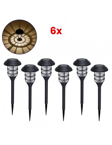 GloboStar® 85704 ΣΕΤ 6 Τεμαχίων Αυτόνομα Ηλιακά...