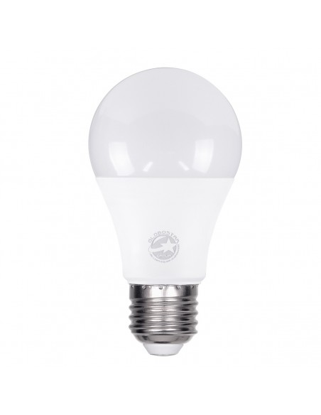 GloboStar® 60030 Λάμπα LED E27 A60 Γλόμπος 12W 1392lm 260° AC 220-240V IP20 Φ6 x Υ11cm Ψυχρό Λευκό 6000K - 3 Years Warranty