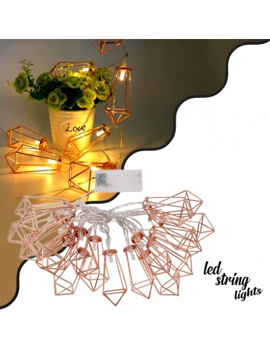 79804 Διακοσμητική Γιρλάντα Bronze Cone 3 Μέτρα...