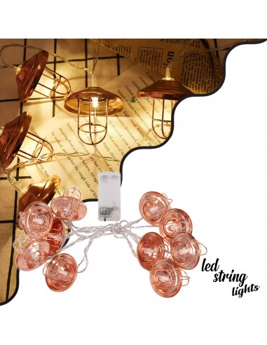 79807 Διακοσμητική Γιρλάντα Bronze Lamp 2 Μέτρα...