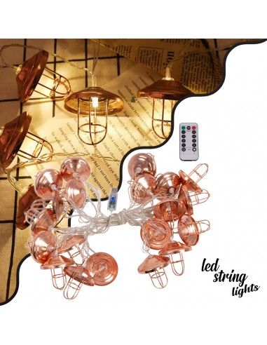 79810 Διακοσμητική Γιρλάντα Bronze Lamp 3 Μέτρα...