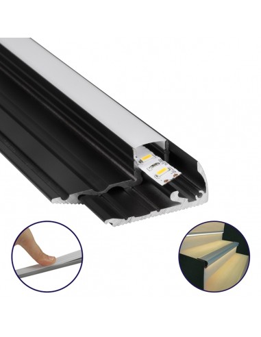 GloboStar® STAIR-PROFILE 70841-3M Προφίλ...