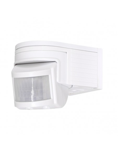 GloboStar® 79092 Επίτοιχος PIR Ανιχνευτής-Αισθητήρας Κίνησης 180° 6m Motion Sensor AC 230V Max 1380W