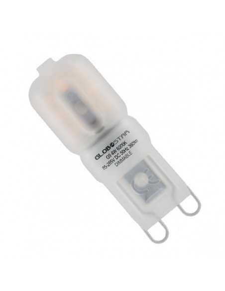 GloboStar® 115041 Λάμπα G9 LED 4W 390lm 320° AC 230V Ψυχρό Λευκό 6000K Dimmable