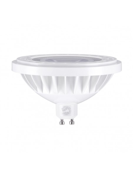 GloboStar® 60126 Σποτ LED GU10 AR111 15W 1500lm 12° AC 220-240V IP20 Φ11 x Υ6.6cm Ψυχρό Λευκό 6000K - 3 Χρόνια Εγγύηση