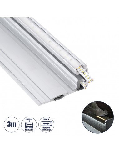 GloboStar® STAIR-PROFILE 70842-3M Προφίλ...
