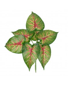 GloboStar® CALADIUM 78271 Τεχνητό Φυτό Καλάδιο - Μπουκέτο...