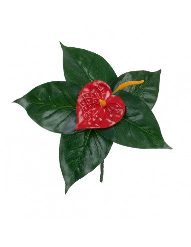 GloboStar® FLAMINGO FLOWER 78293 Τεχνητό Φυτό...