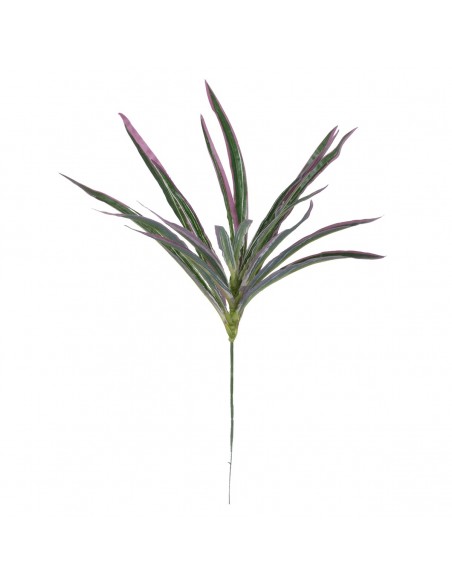 GloboStar® DRACAENA PURPLE 78294 Τεχνητό Φυτό Δράκαινα Μωβ - Μπουκέτο Διακοσμητικών Φυτών - Κλαδιών με Φύλλωμα Πράσινο - Μωβ Υ45cm