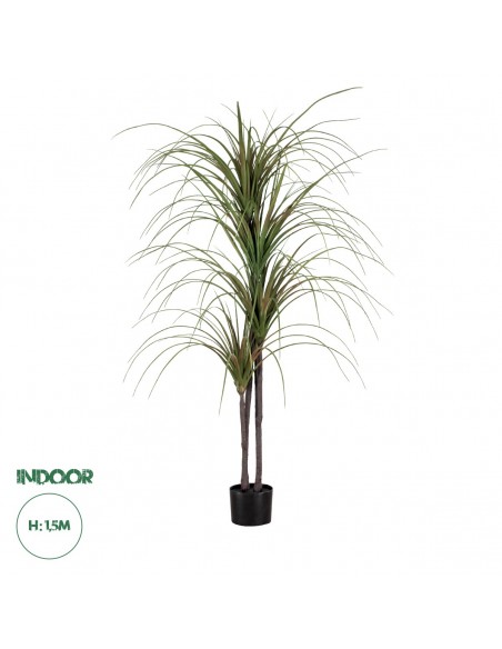 GloboStar® Artificial Garden DRAGON BLOOD TREE 20015 Τεχνητό Διακοσμητικό Φυτό Δράκαινα Υ150cm