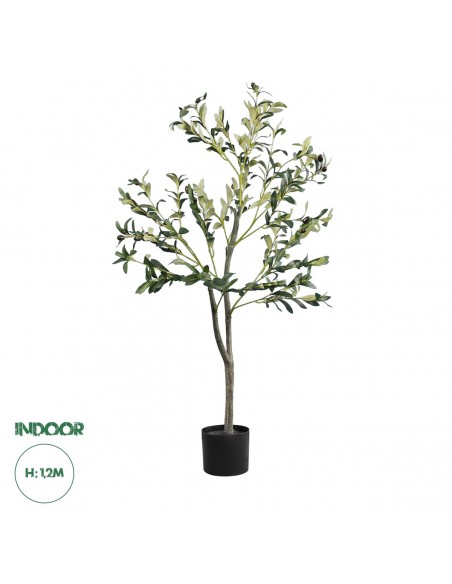 GloboStar® Artificial Garden OLIVE TREE 20053 Τεχνητό Διακοσμητικό Φυτό Ελιά Υ120cm