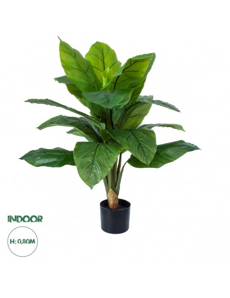 GloboStar® Artificial Garden ROHDEA JAPONICA 20068 Τεχνητό Διακοσμητικό Φυτό Ιαπωνέζικη Ροδέα Υ80cm