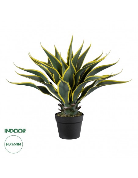 GloboStar® Artificial Garden SISAL AGAVE 20081 Τεχνητό Διακοσμητικό Φυτό Αγαύη Υ60cm
