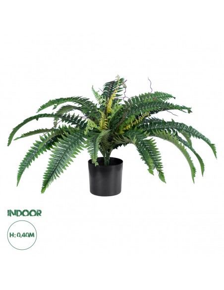 GloboStar® Artificial Garden FERN 20058 Τεχνητό Διακοσμητικό Φυτό Φτέρη Υ40cm