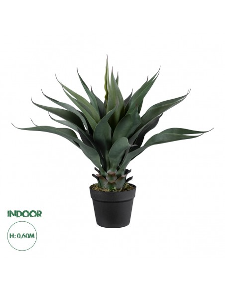 GloboStar® Artificial Garden SISAL AGAVE 20080 Τεχνητό Διακοσμητικό Φυτό Αγαύη Υ60cm