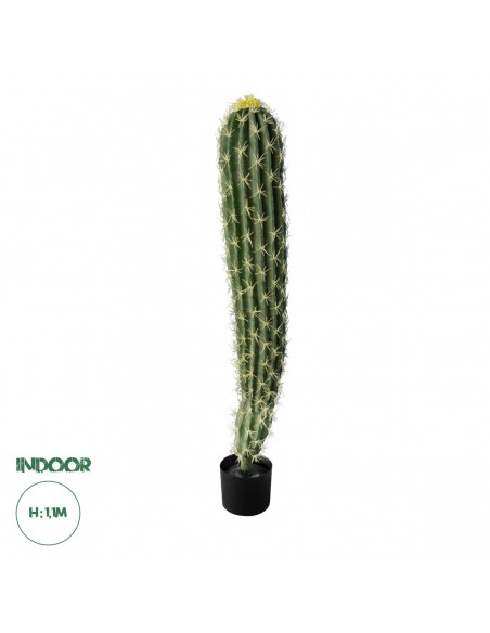 GloboStar® Artificial Garden CEREUS JAMACARU CACTUS 20120 Τεχνητό Διακοσμητικό Φυτό Κάκτος Κηρίος Υ110cm