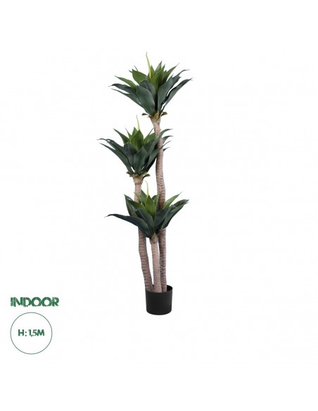 GloboStar® Artificial Garden AGAVE 20215 Τεχνητό Διακοσμητικό Φυτό Αγαύη Υ150cm