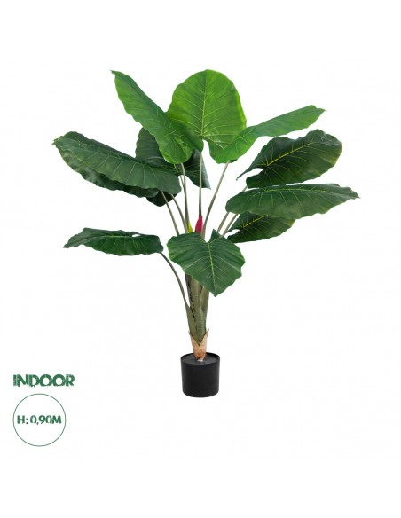 GloboStar® Artificial Garden TARO 20216 Τεχνητό Διακοσμητικό Φυτό Κολοκασία Υ140cm