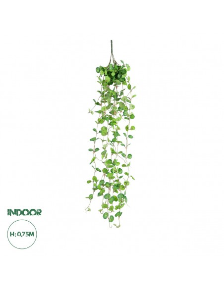 GloboStar® Artificial Garden IVY HANGING BRANCH 20237 Τεχνητό Διακοσμητικό Κρεμαστό Φυτό Κισσός Υ75cm