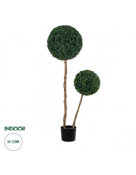 GloboStar® Artificial Garden BUXUS 20142 Τεχνητό Διακοσμητικό Φυτό Πυξός Υ120cm