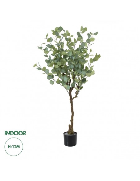 GloboStar® Artificial Garden EUCALYPTUS 20189 Τεχνητό Διακοσμητικό Φυτό Ευκάλυπτος Υ120cm