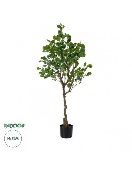 GloboStar® Artificial Garden EUCALYPTUS 20190 Τεχνητό Διακοσμητικό Φυτό Ευκάλυπτος Υ120cm