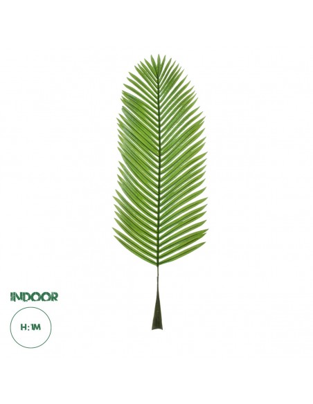 GloboStar® Artificial Garden ARECA PALM LEAF 20175 Τεχνητό Διακοσμητικό Φύλο Φοινικόδεντρου Αρέκα Π45 x Υ100cm