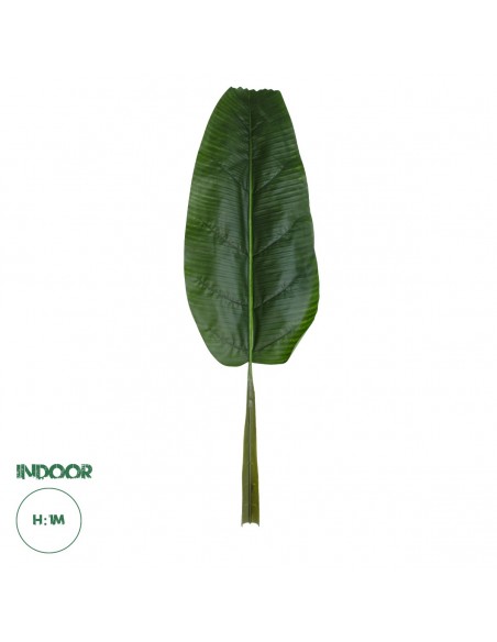 GloboStar® Artificial Garden BANANA TREE LEAF 20177 Τεχνητό Διακοσμητικό Φύλο Μπανανιάς - Μπανανόδεντρου Π30 x Υ100cm