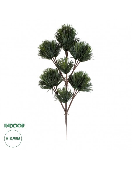 GloboStar® Artificial Garden PINUS MASSONIANA BRANCH 20218 Τεχνητό Διακοσμητικό Κλαδί Πεύκου Π52 x Υ95cm